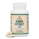 Kanna Extract Supplement (Sceletium Tortuosum) - 50 mg Per kapselit, 120 Count - rentoutumista ja mielenrauhaa (Min 4% Yhteensä alkaloidit) Ei-GMO, Gluteeniton, Vegan Safe Double Wood
