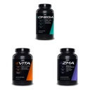 JYM Supplement Science Omega JYM Fish Oil + Vita JYM Sports Multivitamiini- ja mineraalituki ZMA