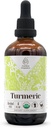 Kurkuma USDA Organic alkoholiton uute ... Ravintolisä, korkeatehoinen tinktuura...