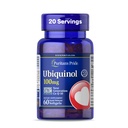 Puritan's Pride Ubiquinol 100 mg Kardiovaskulaarinen terveys 60 Nopea julkaisu Softgels