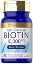 Carlyle Biotin 10000 mikrog ... 250 nopeasti liuotettavaa tablettia...