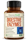 Dgestive Enzymes - Probiootti Multi Enzyme (Enzimas Digestivas) - Ruoansulatuskanavan lisäravinteet, joilla on ainutlaatuinen Makzyme- Pro Formula - Advanced Enzymes for Digestion, Bowel Movements & Nutrient Imeytyminen. 60 korkkia