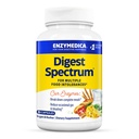 Enzymedica Digest Spectrum, Advanced Dgestive Enzymes for Women and Men, Tukee digestiota ja useita ruoka-intoleransseja, Nopea-Acting Formula for Gas and Bloating Relief, 90 kapselia