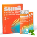 SUNII ENERGY GUM - Uusi nopea Boost Energy & Focus - 50mg Kofeiini Gum - Vitamins B6 & B12, Tauriini, Vegaani, No Sugar, Zero Calorie, Fresh Mint Taste - Nopeampi kuin Chews, Drinks, Gels & Pills (24kpl)