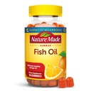 Luonto Made Fish Omega 3 Gummies, Omega 3 Kalaöljy täydentää, Terve sydän tuki, 90 Gummies, 45 päivän tarjonta