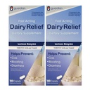 Guardian Dairy Relief Fast Acting Laktaasi, 360 Caplets, 9000 FCC Maximum Strength, Laktoosi-intoleranssipillerit, laktaatti-entsyymilisä (360 CT)
