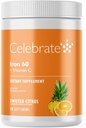 Celebrate vitamiineja Silitysrautalisä 60 mg: lla rautaa ja C- vitamiinia.