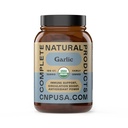 Complete Natural Products Organic valkosipuli kapselit - 520 mg kapselit 100 kreivi kasvissyöjä pillerit täydennysosa, valkosipuli jauhe kapselit & uute