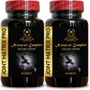 Joint Matrix PRO Complex - polvi-ja nivellisät, koko nivel-ja tukimatrix, Päivittäinen hyvinvointi Blend - 2 pullot