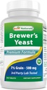 Best Naturals, Brewers Hiiva, 7-1/2 Grains with B1-vitamiini, B2-vitamiini, 1000 mg 240 tablettia (240.
