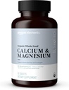 Elementit - Organic Whole Food Kalsium & Magnesium, Vegan, Gluteeniton, 90 tablettia