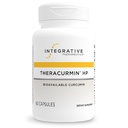 Integratiiviset terapiat Theracurmin HP - Turmeric Supplement for Heart & Joint Health Support* - Lihasten Recovery Support* - Non-Soy, Dairy Free & Gluten-free - 60 kapselia (30 annosta)