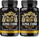 (2 Pack) Alpha X10nd Ultra miehille, virallinen mies Formula säilyttää kestävyys ja huippu suorituskyky, kaikki luonnolliset sekoitus ravitsemus ja terveys tuki, AlphaX10nd täydentää arvostelut (120 kapselia)