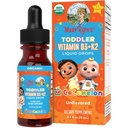 MaryRuth Organics CoComelon Vitamiini D3 K2 Liquid Drops for Toddlers ... K2 D3-vitamiini Supplement for Kids Ages 1-3 