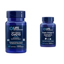 Life Extension Super Ubiquinol CoQ10 kanssa tehostettu Mitokondrio tuki, Ubiquinol CoQ10 & Super Omega-3 EPA/DHA kalaöljy, Seesami Lignans & Olive Extract - Omega 3 täydennysosa