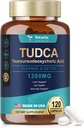 Totaria TUDCA Bile Salts Liver Support Supplement 1200mg, 120 kapselia, 1 pakkaus - maksan tuki, maksan terveys, sappirakon täydentää, Gluteeniton