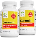 Terry Luonnollisesti Curamin Extra Strength - Curcumin & Boswellia terveeseen verenkiertoon tuki - Turmeerinen täydentää tukea nivelet, lihasten terveys & Endorphin tuotanto - 30 tablettia (paketti 2)