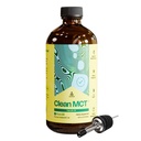 TasoUp Clean MCT Öljy - 100% Caprylic C8 for Energy, Focus, Painonhallinta, Gut Health, Brain Superfuel - Keto täydentää Ketogeeninen kahvi ja ketonit - ei-GMO (16 oz lasipullo)