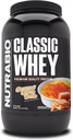 NutraBioClassic Whey Protein Powder- 25G proteiinia per Scoop - Ei täyteaineita, keinotekoisia värejä, säilöntäaineita - Caramel Creme Brulee, 2 punta