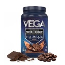 Vega Sport Vegan Protein Powder + Recovery - 30g Plant Based Protein per Serving, Mocha, 19 Servings, 5g BCAAs, Probiootit, NSF Certified, For Shakes & Smoothies, 1.8lbs (Packaging May Vary)