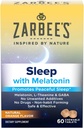 Zarbee melatoniini 5 mg, L-Theanine + GABA Sleep täydentää edistää rauhallinen uni, luonnollinen appelsiini maku, purutabletit aikuisille Ikä 12 Up, 60