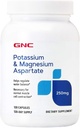 GNC Kalium ja magnesium aspartaatti 250 mg täydentää, auttaa säätelemään vesitasapaino, 120 tarjoilut