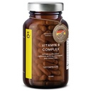 CLAV-vitamiini B Complex - 120 kapselia - Kaikki 8 B-vitamiinit yhdessä Factors Myo-Inositol & Koliini - tukee energian aineenvaihduntaa - Vegaani - valmistettu Saksassa