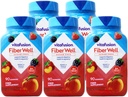 VitaFusion, Kuitu hyvin Gummies, Kuitu täydentää, valikoituja makuja - 90 gummie, pakkaus 5