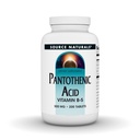 Source Naturals Panthenic Acid 500 mg B-5-vitamiinin ravintolisä - 200 tablettia