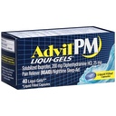 Advil PM Liqui-Gels kipu yöunet, 40 Liqui-Gels (pakkaus 2)