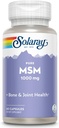 SOLARAY Pure MSM -kapselit, 1000 mg, 60