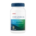 GNC Cod Liver Oil Omega 3 täydentää, 260mg EPA ja DHA, tukee sydän, aivot, iho, silmät ja yhteinen terveys, 90 Softgels