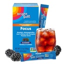 Supplement Focus Sugar Free Dietary Supplement Drink Mix Ashwagandha, Lion. Mane, B-vitamiinit B1 B2 B3 B5 B6 B12, Cognitive Performance & Clarity BlackBerry, 21 päivän tarjonta