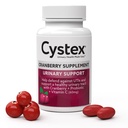 Cystex Cranberry Virtsanterveys täydentää - 3-in-1 UTI Probiootit, Prebiootit, & C-vitamiini - tukee emättimen pH, Hiivatasapaino, & virtsan terveys - Nopea toiminta - Sokerivapaa - 75- Count