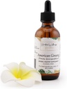 American Ginseng Liquid Extract (Panax Quinquefolius) - Ravintolisä energialle ja immuniteetille tuki, Organic Vegetable Glycerin, 2 Fl.oz
