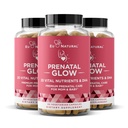 Glow prenatal vitamiineja naisille 3-pack Bundle ... 20-in-1 Elintoiminnot terveeseen raskauteen ja sikiön kehitykseen... Foolihappo ja vegaaninen DHA vauvan kasvulle & Mukava raskaus 180 kapselia