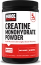 Force Factor Creatiini Monohydraatti Powder, 5g Micronized annos tukemaan lihasten kasvua, vahvuus, elpyminen, kognitiivinen terveys & muisti, makuamaton, 60 tarjoilua
