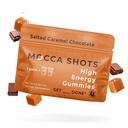 SGC Korkein pitoisuus 100mg kofeiini per Gummy, 2 Gummies per Pack, 6-pack Mocca Shots Suolattu Caramel Plant-Based nootropic Instant Energy Ginkgo biloba, Theobromiini.