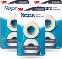 Nexcare Hellävarainen paperinauha, lääketieteellistä paperinauhaa, suojaa mekot ja hissit hellävaraisesti - 1 In x 10 Yds, 6 rullaa nauhoja