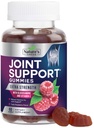 Joint Support Gummies Extra Strength Glukosamiini Gummy Supplement E-vitamiini - Natural Cartilage & Joint Health & Joustavuus Tuki, paras tuki Glukosamiini Chew miesten & naisten - 60 Gummie
