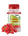 Mansikka maku B-vitamiini Complex Gummies - B Complex C-vitamiini - tukee hermostoa ja tehostaa energiatasot - Avustajat kognitiivinen toiminto - Suuri Paistaminen ja helppo niellä