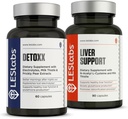 LES Labs Detoxx ja Liver Support Duo- Bundle tukemaan tervettä maksan toimintaa, glutatione tuotanto, ja detoxification