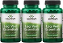 Swanson Leg Vein Essentials - Viivästynyt julkaisu - 60 Veg kapselia (3 pakkaus)