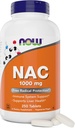 Nyt NAC, 1000 mg, 250 tablettia, kasvissyöjä ja kasvissyöjä, ei-GMO