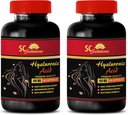 Ikääntymistä estävät kapselit kasvoille - HYALURONIC Acid Pillerit 100 mg - hyaluronic Acid lisäravinteet silmille - 2 pullo 120 kapselia