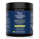 Health Logics Colostrum Chews-Colostrum täydentää 25% IgG Gut Health, Immuunituki, hiusten kasvu, Vanilla Flavor, 90 tarjoilut, koko naudan Colostrum Superfood