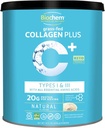 Biochem Collagen Plus Protein - 1.4lb - Natural Flavor - 20g Collagen Protein Powder - edistää hiukset, iho, kynnet, Joint & Bone Health - Aminohappo - Keto-ystävällinen - pehmeä kudos tuki