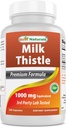 Best Naturals Milk Thistle Extract 1000mg Ekvivalenttinen - 240 kapselia - ei-GMO & gluteeniton (240.
