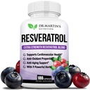 Extra Strength Resveratrol 1568mg - 180 kapselia - 3 kuukautta Supply ... Antioksidantti täydentää ...Luonnon Trans-Resveratrol pillereitä anti-aging, sydänterveyden, immuunijärjestelmän ja aivojen toiminta
