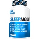 Evlution Nutrition Herbal Complex Sleep Lisäravinteet aikuisille Hellä uni tuki Aikuisten melatoniini pillereitä Valerian L-Tryptophan Lemon Balm ja enemmän - rauhallinen kapselit - 30 Tarjoilut